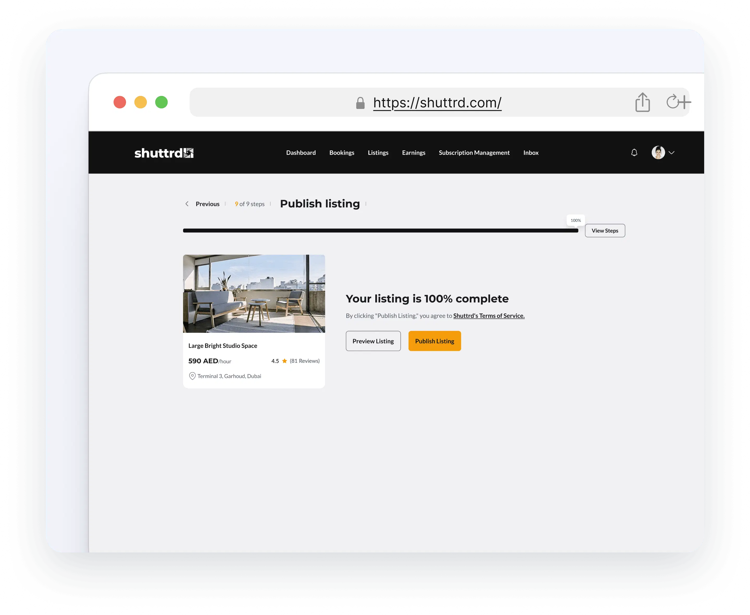 Publish Your Listing