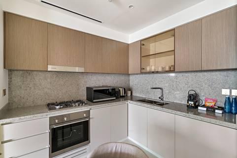 New Unit Luxury 2-BR Beachfront Full Sea View - Grand Bleu Elie Saab Emaar Beach Front — photo 50