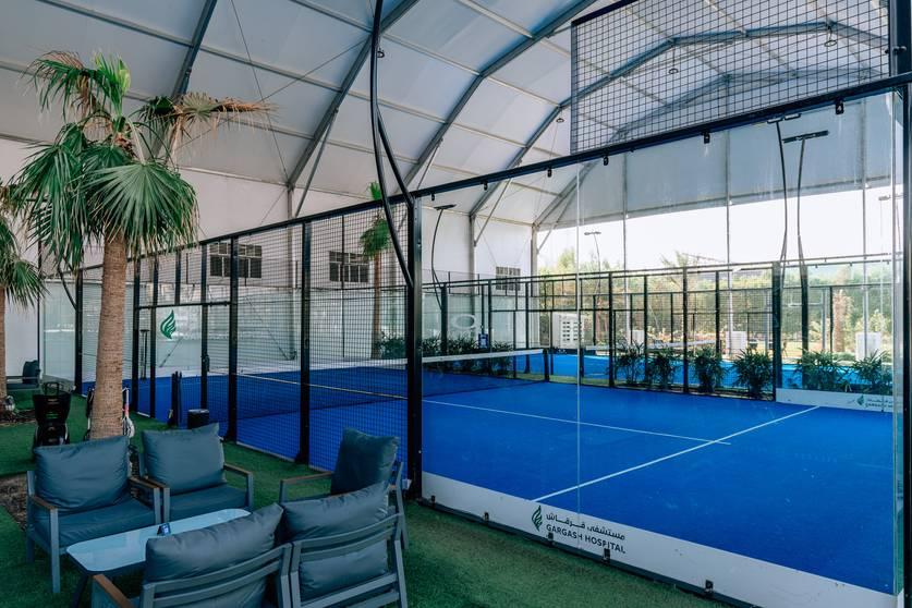Outdoor and Indoor Padel Tennis Court for Photoshoot — photo 9
