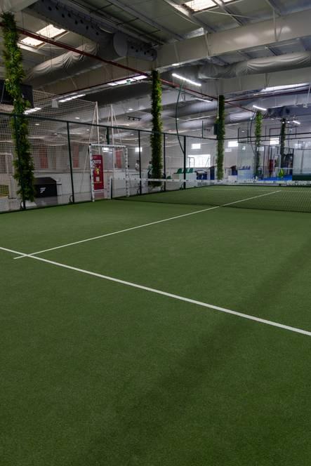 Indoor Green Padel Tennis Court — photo 4