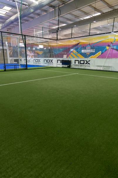 Indoor Green Padel Tennis Court — photo 5
