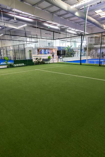 Indoor Green Padel Tennis Court — photo 6