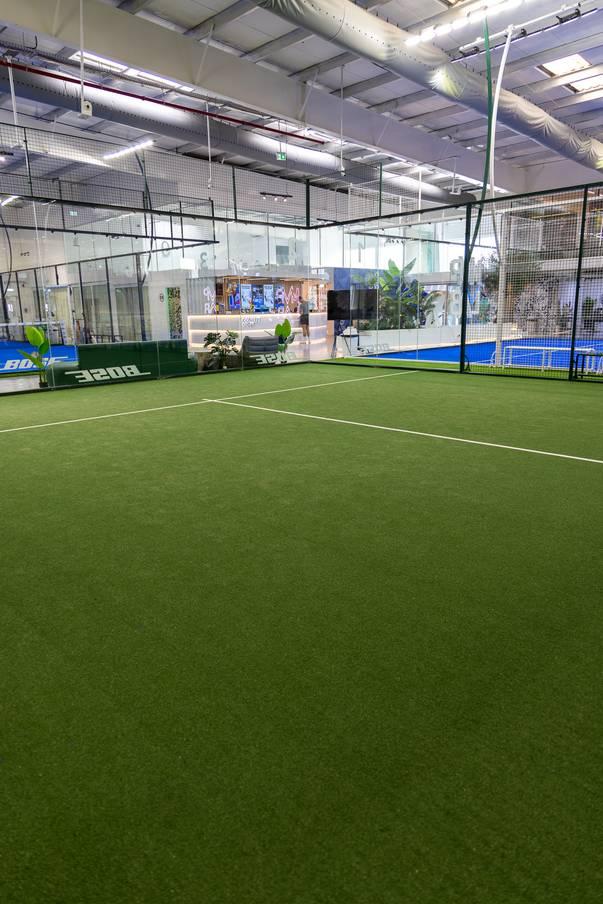 Indoor Green Padel Tennis Court — photo 6