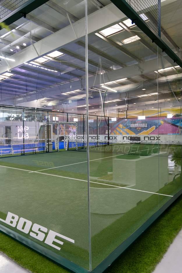 Indoor Green Padel Tennis Court — photo 2