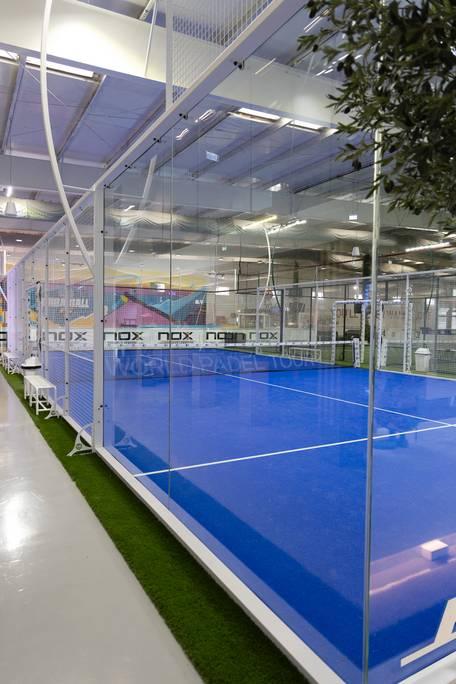 Indoor Blue Padel Tennis Court 1