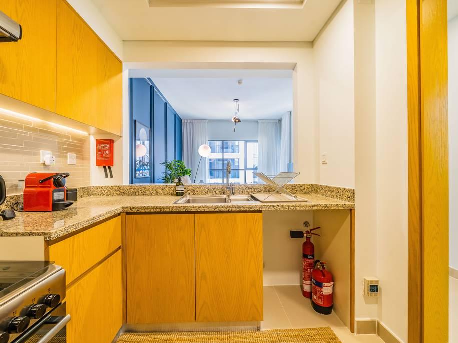 The Blue Wall | Downtown Designer Flat — photo 16