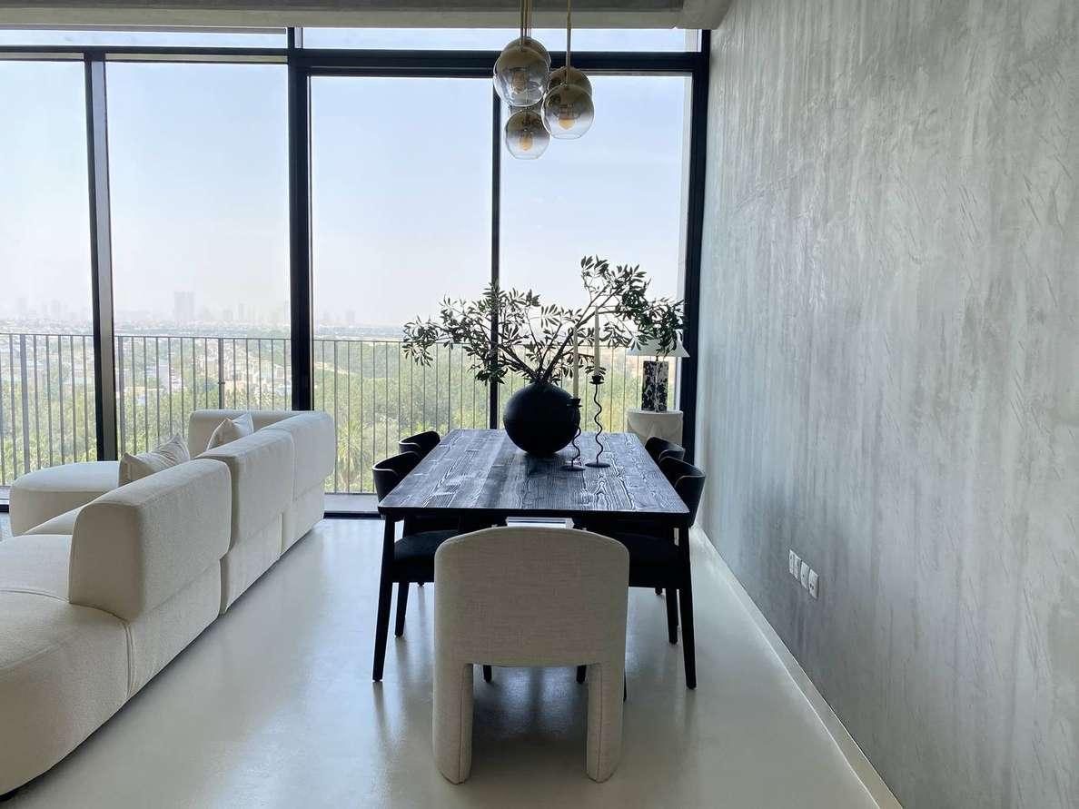 Modern Organic Luxury 2BR Creative & Stay Space | Al Barari | Pool, Greenery & Skyline Views 5