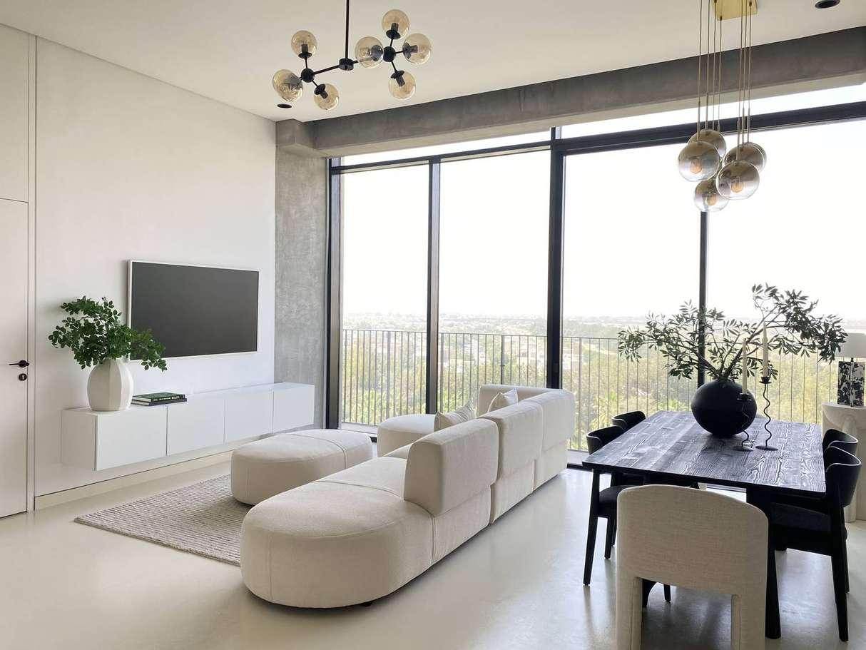 Modern Organic Luxury 2BR Creative & Stay Space | Al Barari | Pool, Greenery & Skyline Views 2