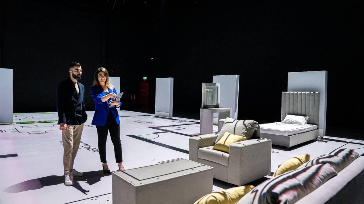 Large Event Venue with Exclusive Immersive Projection, Stylish Reception & Valet Parking — photo 9