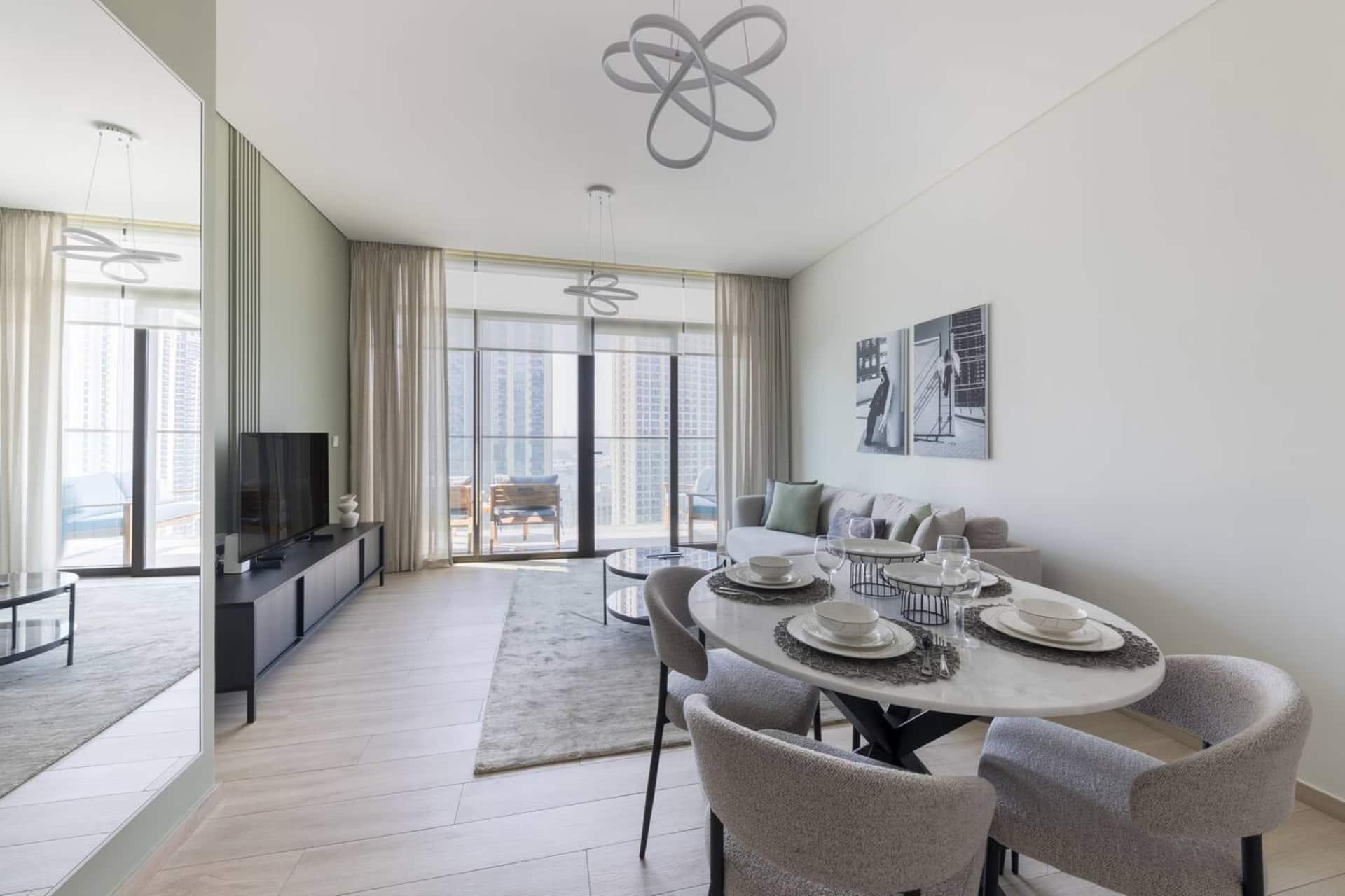 Creek Harbour 1BR Apartment with Skyline & Creek Views — main photo